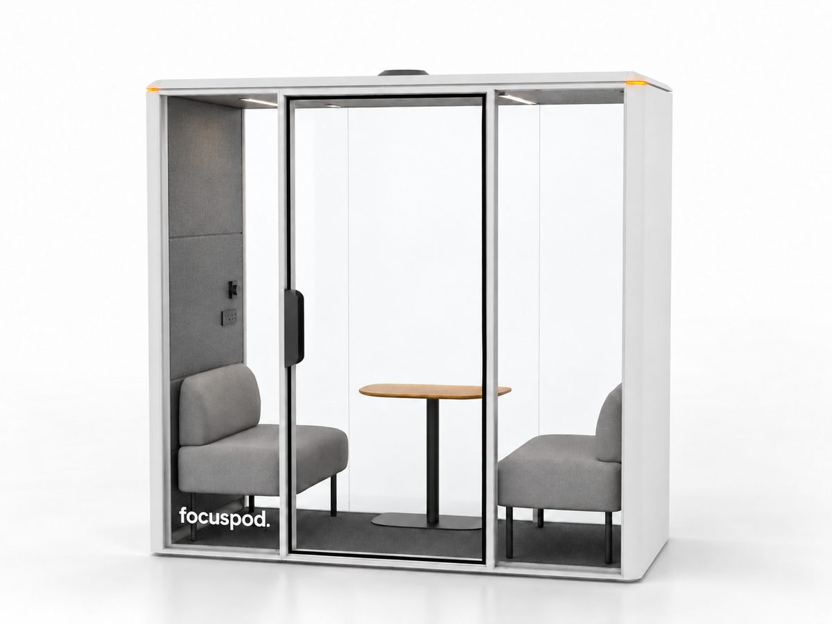 FocusPod Team – 2 Person Face-to-Face Meeting Pod